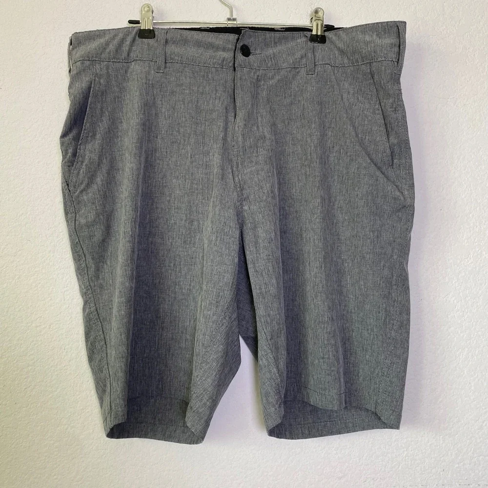 TRUNKS Multi-Functional‎ Shorts 34 Gray Mens Gorpcore Hybrid Stretch Performance